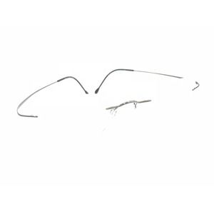 Silhouette 7395 40 6056 Titanium Gunmetal Rimless Eyeglasses Frames 19 140